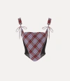 Vivienne Westwood Puppy Corset Louth Tartan 46 Women In Multi