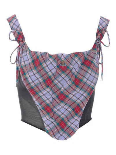 Vivienne Westwood Puppy Corset Louth Tartan 38 Women In Multi