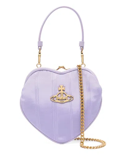 Vivienne Westwood Purple Belle Heart Mini Bag