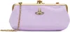 VIVIENNE WESTWOOD PURPLE DB FRAME CHAIN BAG