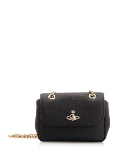 Vivienne Westwood Purse Chain Handbags Black