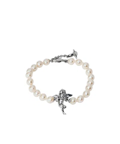 Vivienne Westwood Putti Pearl Bracelet In Multi