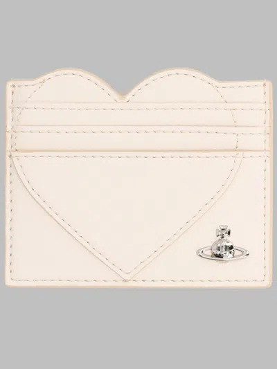 Vivienne Westwood Quilted Mini Wallet For Women In White