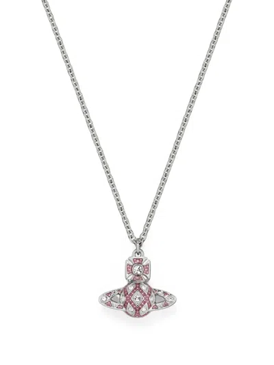 Vivienne Westwood Rachelle Bas Relief Pendant Necklace In Metallic