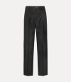 Vivienne Westwood Rafael Trousers Metallic Brushed Wo. Charcoal 54 Men In Gray