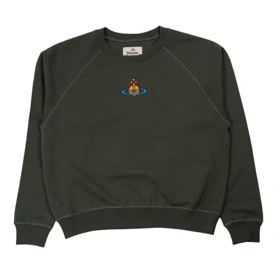 Vivienne Westwood Raglan Sweatshirt In Green In Verde