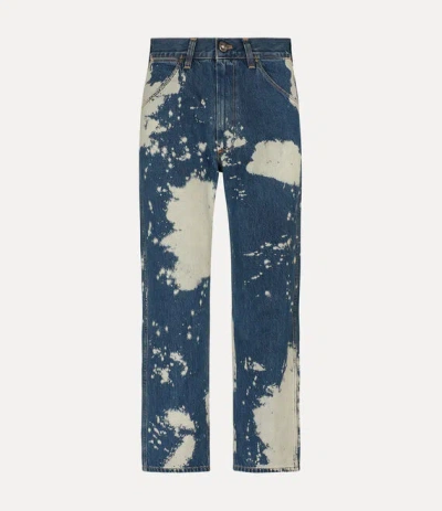 Vivienne Westwood Ranch Jeans Cloud Denim Blue Xs Unisex