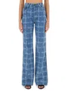 Vivienne Westwood Monogram P Ray Flared Jeans
