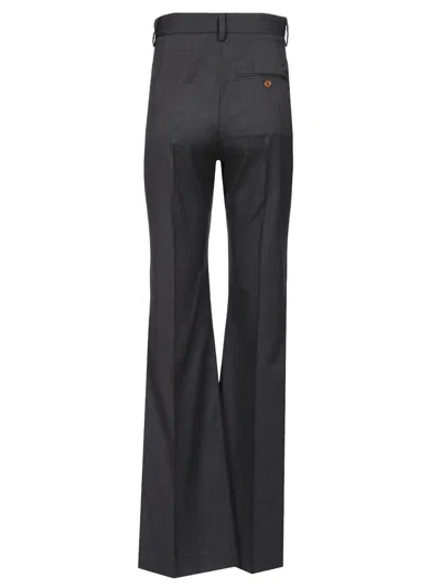 Vivienne Westwood Ray Flared Trousers In Charcoal
