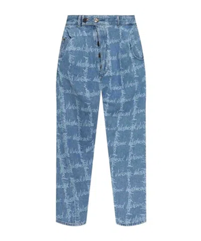 Vivienne Westwood Drunken Jeans In Blue