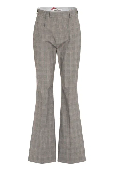 VIVIENNE WESTWOOD VIVIENNE WESTWOOD RAY PRINCE-OF-WALES CHECKED TROUSERS
