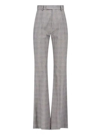 Vivienne Westwood Ray Prince-of-wales Checked Trousers In Grey