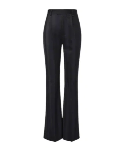 Vivienne Westwood Ray Striped Virgin Wool Flared Pants In Black