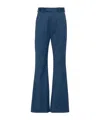 Vivienne Westwood Trousers High-waisted Flared Leg In Blue