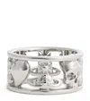 Vivienne Westwood Recycled Silver Leonce Ring In Silver