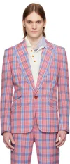 Vivienne Westwood One Button Blazer In Ss25-f207