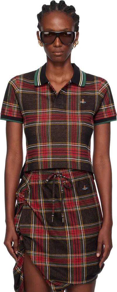 VIVIENNE WESTWOOD RED & GREEN MINI CLASSIC POLO