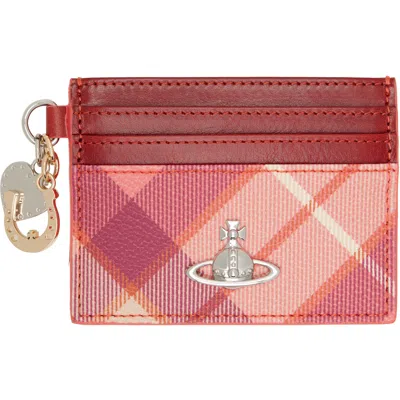 Vivienne Westwood Red & Pink Charms Card Holder