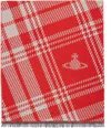 Vivienne Westwood Red & White Tartan Scarf