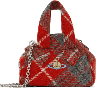 Vivienne Westwood Red Archive Mini Yasmine Bag In H206 Red