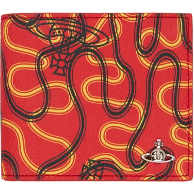 Vivienne Westwood Red Billfold Man Wallet In Purple