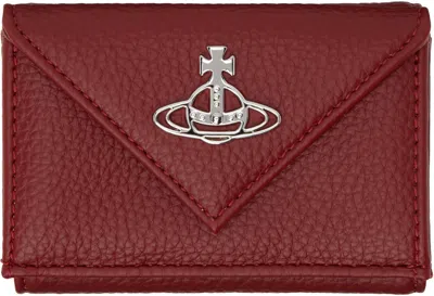 Vivienne Westwood Red Envelope Billfold Wallet In Aw24-h407