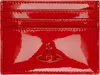 Vivienne Westwood Red Flat Card Holder In Aw24-h406