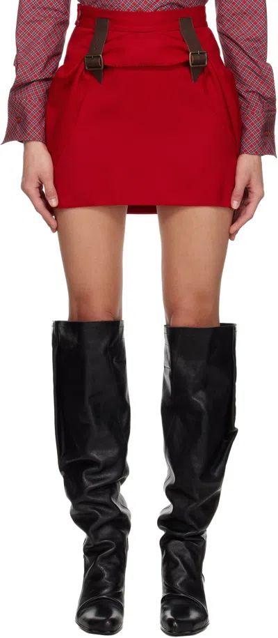 Vivienne Westwood Red Frame Miniskirt