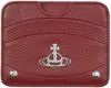 Vivienne Westwood Red Half Moon Card Holder In H407 Red