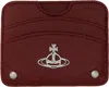 Vivienne Westwood Red Half Moon Flat Card Holder In H407 Red