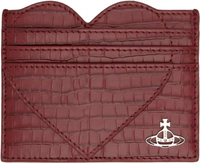 Vivienne Westwood Red Heart Card Holder