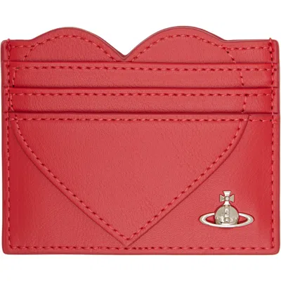 Vivienne Westwood Red Heart Card Holder