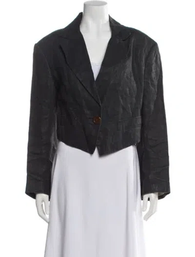 Pre-owned Vivienne Westwood Red Label 2016 Linen Jacket In Black