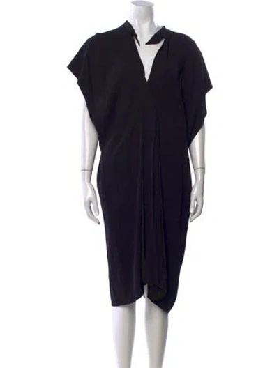 Pre-owned Vivienne Westwood Red Label 2017 Midi Length Dress In Black