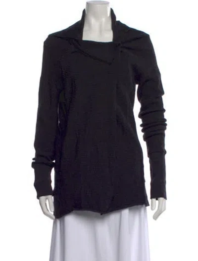 Pre-owned Vivienne Westwood Red Label Asymmetrical Sweater In Black