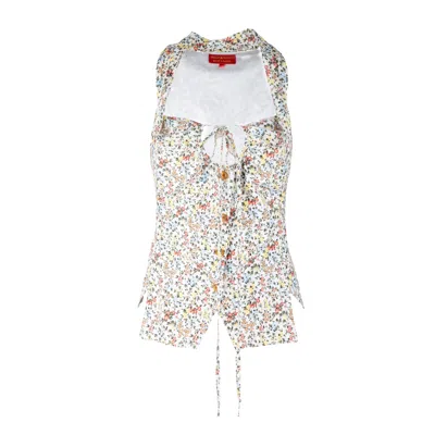 Vivienne Westwood Red Label Floral Printed Top - '00s In Multi