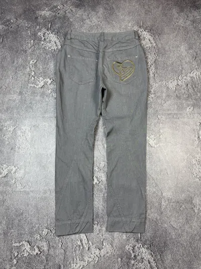 Pre-owned Vivienne Westwood Red Label Orb Logo Pants In Gray