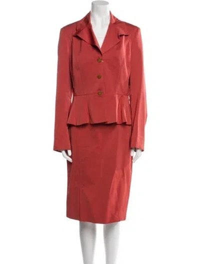 Pre-owned Vivienne Westwood Red Label Vintage 2000 Skirt Suit In Orange