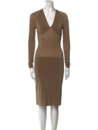 Pre-owned Vivienne Westwood Red Label Vintage Midi Length Dress In Gold