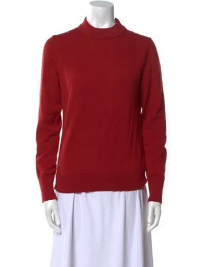Pre-owned Vivienne Westwood Red Label Wool Mock Neck Sweater In Red