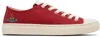 Vivienne Westwood Red Low Top Plimsoll Sneakers In Red