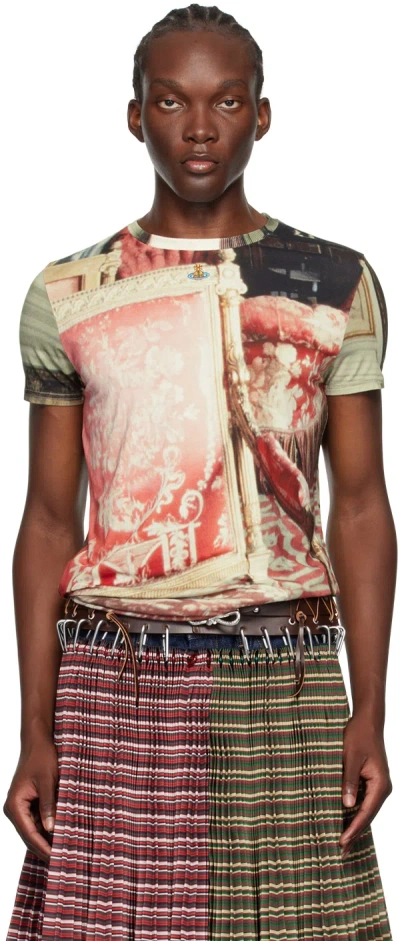 Vivienne Westwood Red Orb Peru T-shirt In Aw24-salon