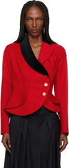 Vivienne Westwood Red Stormy Blazer In Red