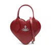 Vivienne Westwood Josephine Logo-embellished Croc-effect Leather Shoulder Bag