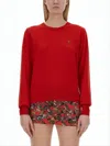 Vivienne Westwood Red Wool And Cashmere Blend Sweater In Red