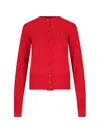 Vivienne Westwood Red Wool Bea Cardigan
