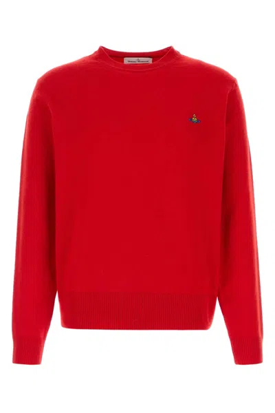 Vivienne Westwood Red Wool Blend Alex Sweater