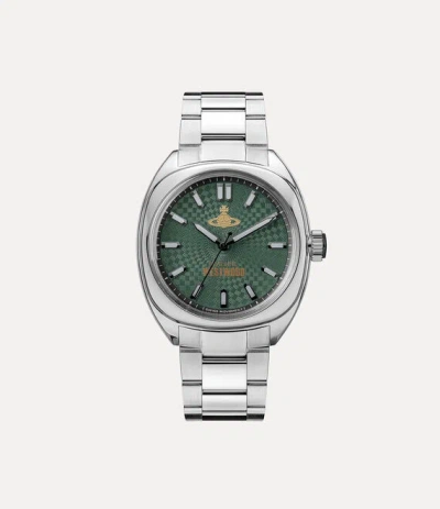 Vivienne Westwood Redbridge Watch Silver / Green Stainless Steel Men