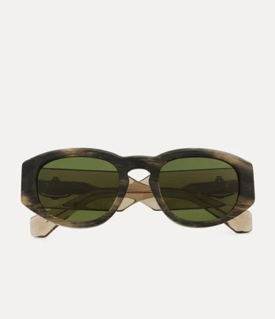 Vivienne Westwood Reed Sunglasses Green Acetate Men