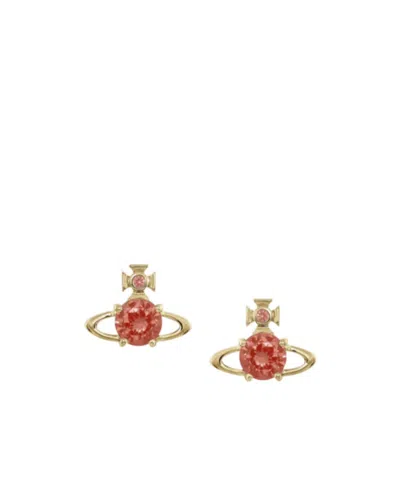 Vivienne Westwood Reina Earrings Gold-red-5198-cz Gold-red-5198-cz Women